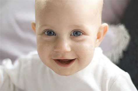Smiling Happy Baby Stock Image Image Of Childhood Laughing 11908579