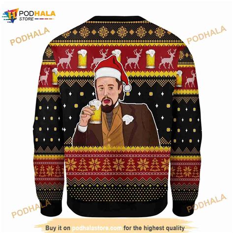 Leo Dicaprio Laughing Meme Ugly Christmas Sweater Bring Your Ideas
