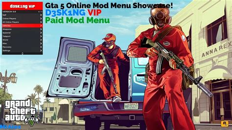 How to get mod menus without a jailbreak! Gta 5 Online - D3SK1NG Online Mod Menu Showcase! - YouTube