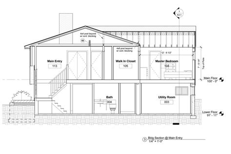 Building Drawing Plan Elevation Section Pdf At