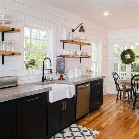 20 Trendy Fixer Upper Farmhouse Kitchen Design Ideas