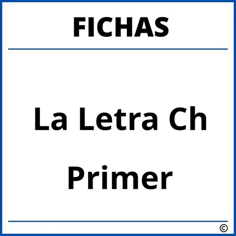 Ficha De La Letra Ch Para Primero De Primaria Fichas Para Imprimir Porn Sex Picture