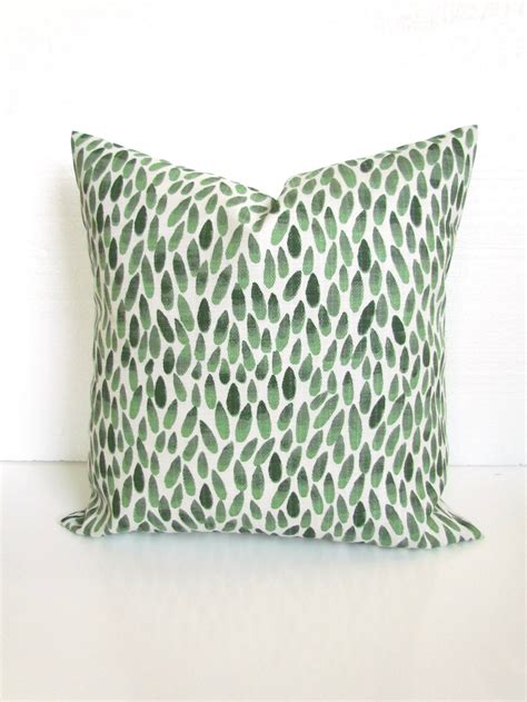 Green Outdoor Pillows Green Outdoor Throw Pillow Covers Green Etsy