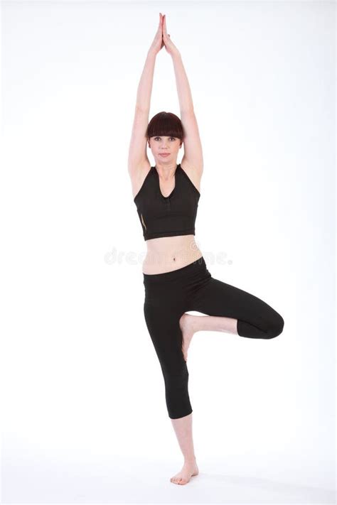 10 Beautiful Woman Yoga Tree Pose Exercise Free Stock Photos