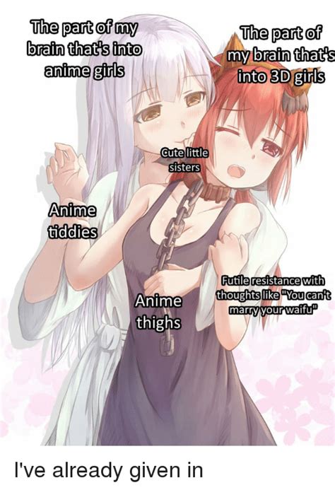 Anime Girl Thighs Meme