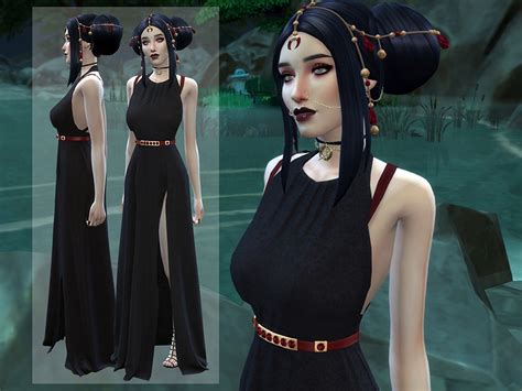 Umut Kardan Adam Tırtıklı Sims 4 Vampire Dress Shuraba Canlandırmak Öznel