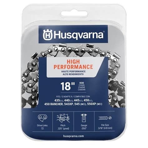 Husqvarna 18 In Replacement Chainsaw Chain In The Chainsaw Chains
