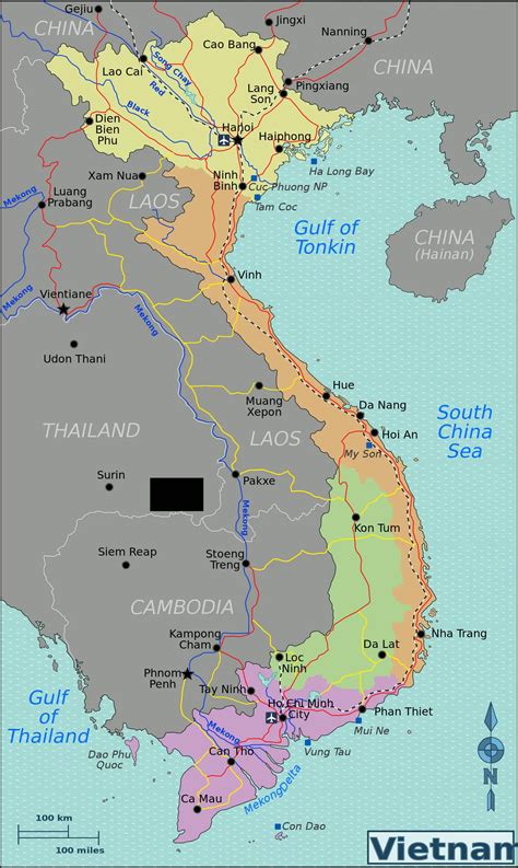 越南政区地图 越南地图 地理教师网