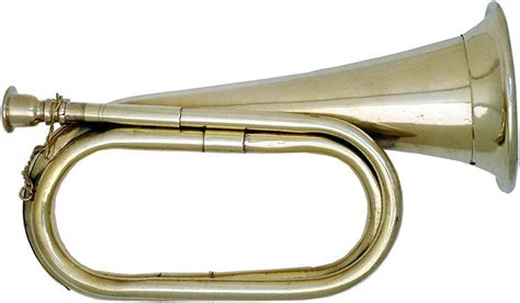 Civil War Era Brass Bugle Us Military Cavalry Style Horn