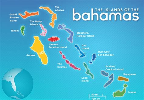 Islands Of The Bahamas Map