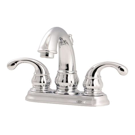 What is a centerset bathroom faucet? Pfister Treviso 4 in. Centerset 2-Handle Bathroom Faucet ...