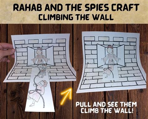 Rahab And The Spies Craft Sunday School Craft Bible Story Activity
