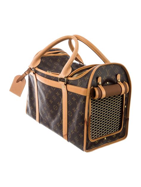 Louis Vuitton Monogram Dog Carrier 40 Brown Pet Accessories Decor