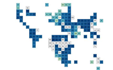 World Tile Grid Map Natural Earth Projection Maarten Observable