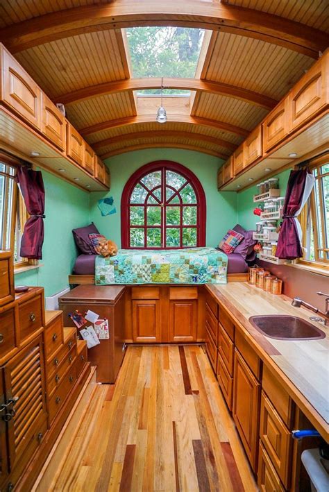 Love Love The Roof In This Portland Tiny House Community Camper