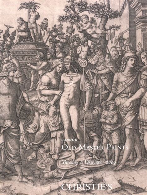 Christies Old Master Prints London 12809 Sale 7781 Auction