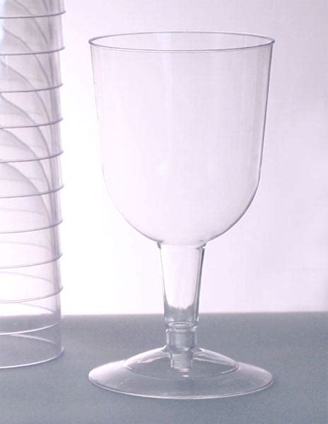 Plastic Polystyrene Wine Glass 6 Ounce Sleeve Of 12 — Bar Products