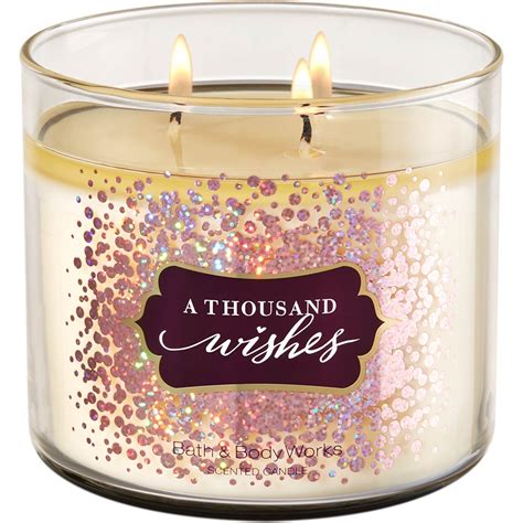 Bath And Body Works A Thousand Wishes 3 Wick Candle Home Fragrances