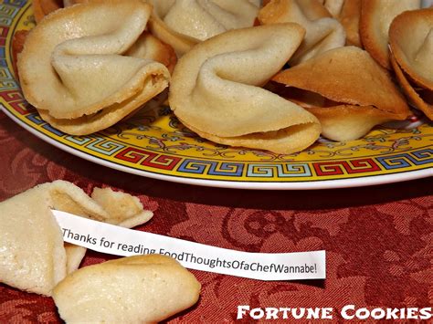 Foodthoughtsofachefwannabe Fortune Cookies