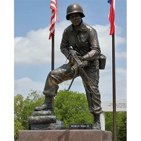 Life Size Garden Military Bronze Solider Statues For Sale