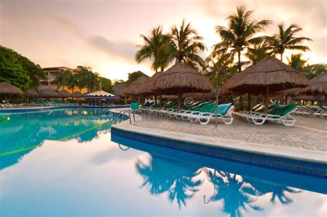 Swimming Pool In Mexico Stock Photo Image Of Pool Resort 21750866