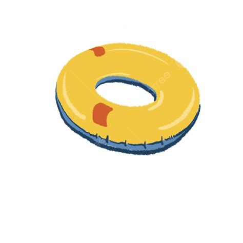 Swim Ring Png Picture Cartoon Yellow Swimming Ring Illustration Cartoon Yellow Swimming Ring