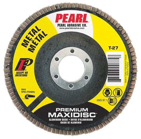 Pearl Premium 7 X 78 Alox T27 Flap Disc 60 Grit Pack Of 10
