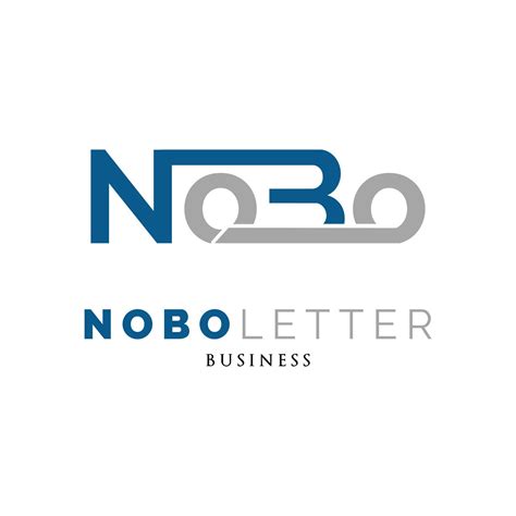 Initial Letter Nobo Icon Logo Design Template 17733835 Vector Art At