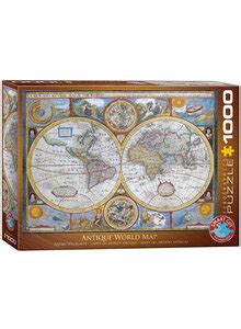 Teile Puzzle Antike Weltkarte Puzzle Spiel Spa Technik