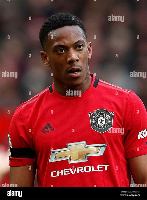 Manchester Uniteds Anthony Martial During The Premier League Match At