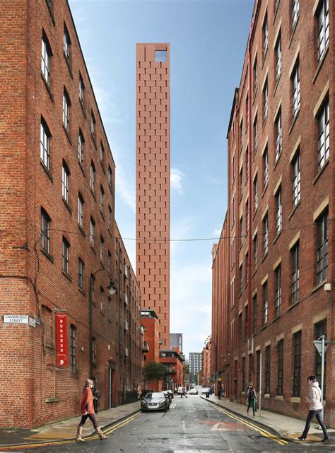 Manchester united, manchester, united kingdom. Plan for 55-storey Manchester student skyscraper ...