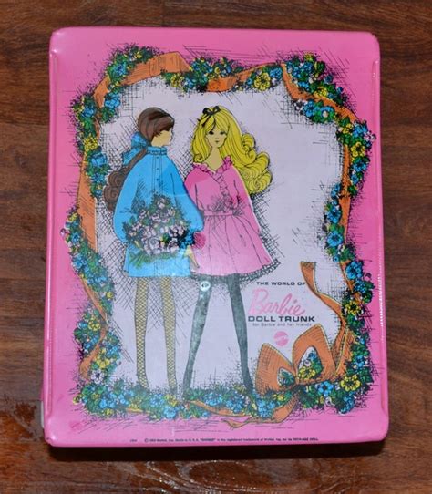 Vintage 1960s Word Of Barbie Doll Case By Hatziemeinschatzie