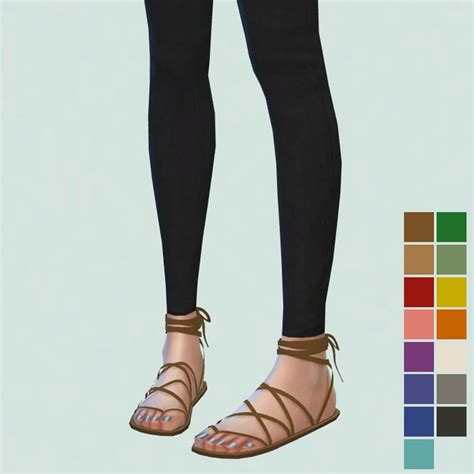 Brook Sandals Shoes Sims 4 Cc Shoes Sims 4 Mods Clothes Sims 4