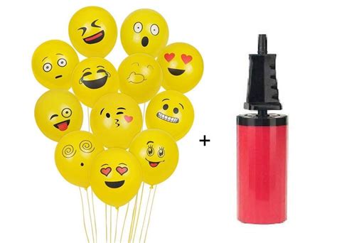 Smiley Balloon 😍100 Pcs Balloons With 1 Balloon Pump Free Party Propz Online Party Supply