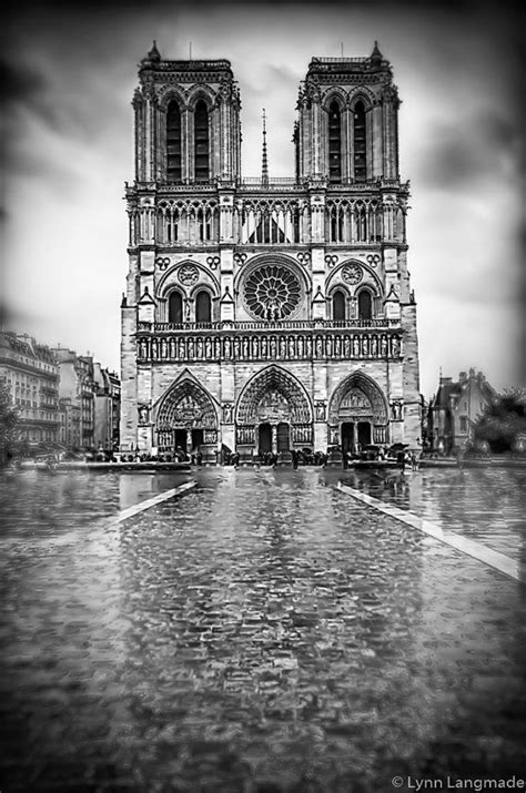 Black And White Photography Notre Dame In The By Lynnlangmade Paris