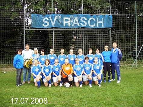 Damen Mannschaft Des Sv Rasch