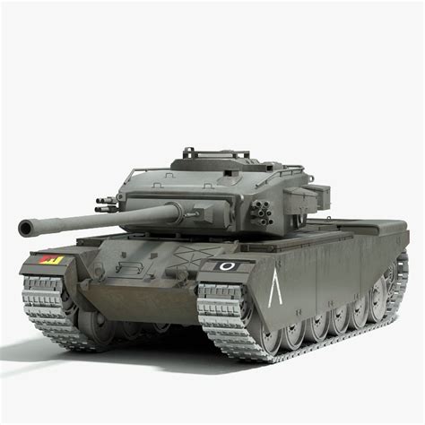 3dsmax British Centurion Tank Ww2