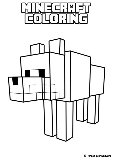 You can find here hard and detailed patterns, advanced animal drawings. Minecraft Coloring Pages | Free coloring pages printable ...