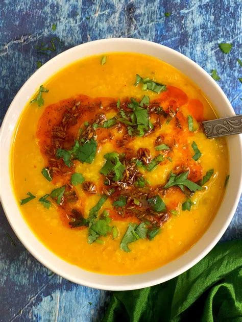 Instant Pot Moong Dal Yellow Lentil Soup Indian Veggie Delight