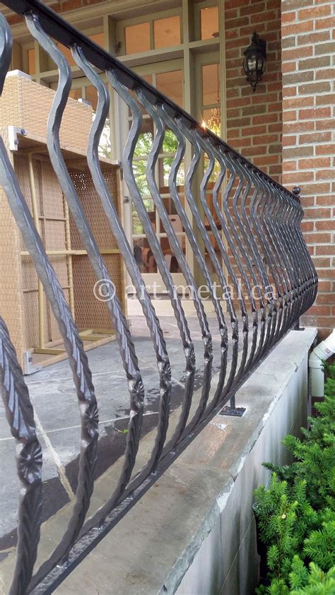 Outdoor Porch Railing Designs From Wood Wrought Iron And