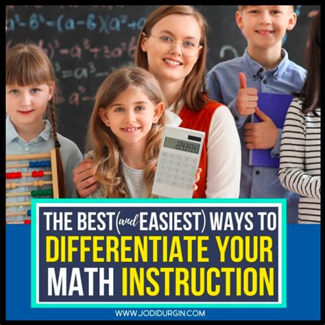 Differentiation In Math The Key To Meeting Students Needs In 2024