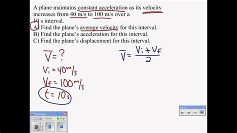3 converting miles per hour to meters per second. 06 Average Velocity Problem - YouTube