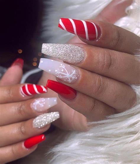 77 Outstanding Christmas Nail Designs To Celebrate This Year Stylish