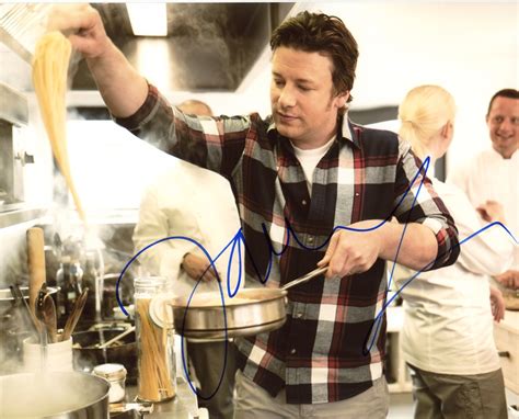 Jamie Oliver The Naked Chef Autograph Signed X Photo B