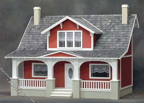 Assembled Classic Bungalow Dollhouse Little Dollhouse Company