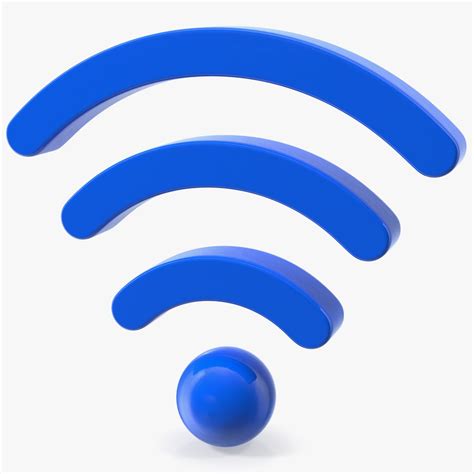 Wireless And Wifi Symbol 3d Model 19 3ds Blend C4d Fbx Max Ma