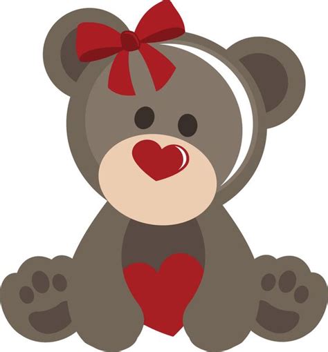 Valentines Day Teddy Bear Clipart Clip Art Library