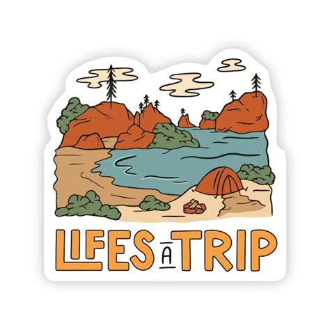 Lifes A Trip Stickers