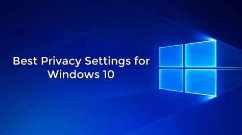 Fully compatible with windows 10. Best Privacy Settings for Windows 10 - YouTube