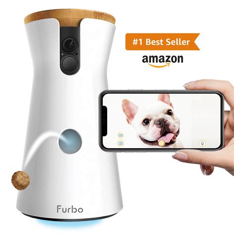 Furbo - Treat-tossing Dog Camera with HD Cam, 2 Way Audio & Barking ...
